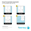 Feeney® Curve Cable Lacing Needle (1/8") Packaged (Each)