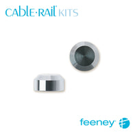  Feeney® CableRail Kits End Cap, Stainless Steel Chamfer (4 Each) 