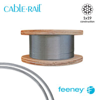  Feeney® CableRail Bulk Cable (250’ Reel of 1/8