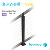  Feeney® DesignRail® Classic Kits Intermediate (Stair) Post Kit (36" - Black) 