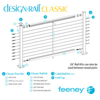  Feeney® DesignRail® Classic Kits (Star) Rail Kit (36