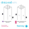  Feeney® DesignRail® Isolation Bushings for Stair Threaded Terminal Post (26 EA) 