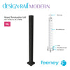  Feeney® DesignRail® Modern Kits (Level to Stair) Left-Hand Newel Post Kit (36" - Black) 