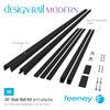  Feeney® DesignRail® Modern Kits (Stair) Rail Kit (36"- 8'- Black) 