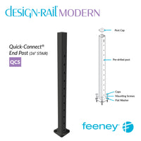  Feeney® DesignRail® Modern Kits Quick-Connect® (Stair) Post Kit (36