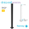  Feeney® DesignRail® Modern Kits (Level) Blank Post Kit (42" - Black) 